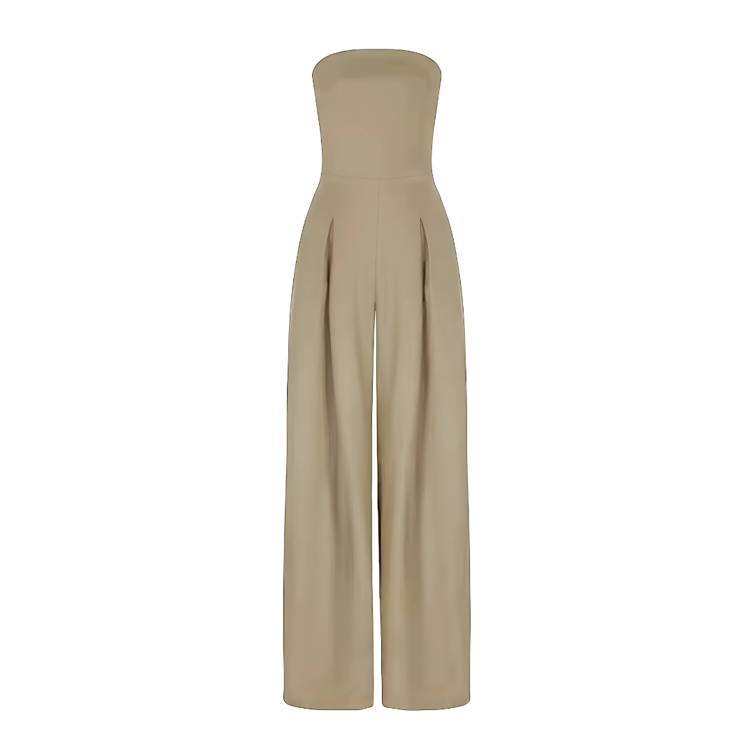 Xylah – Trägerloser Weitbein-Jumpsuit