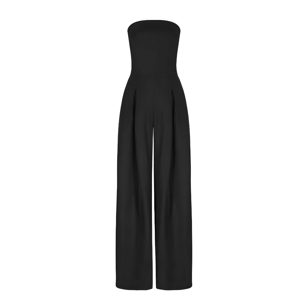 Xylah – Trägerloser Weitbein-Jumpsuit