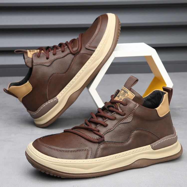 Konrad – High-Top Freizeitsneaker mit Kontrastdetails