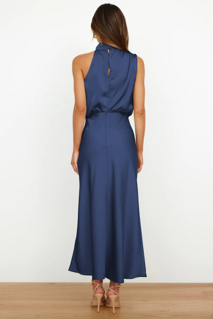 Lydia | Langes Kleid mit Halterneck