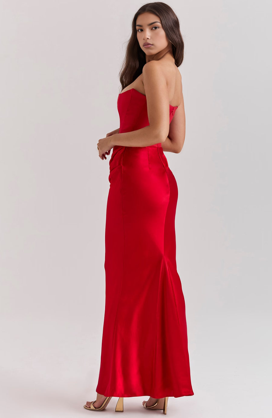 Hivarae – Drapiertes Korsett-Abendkleid
