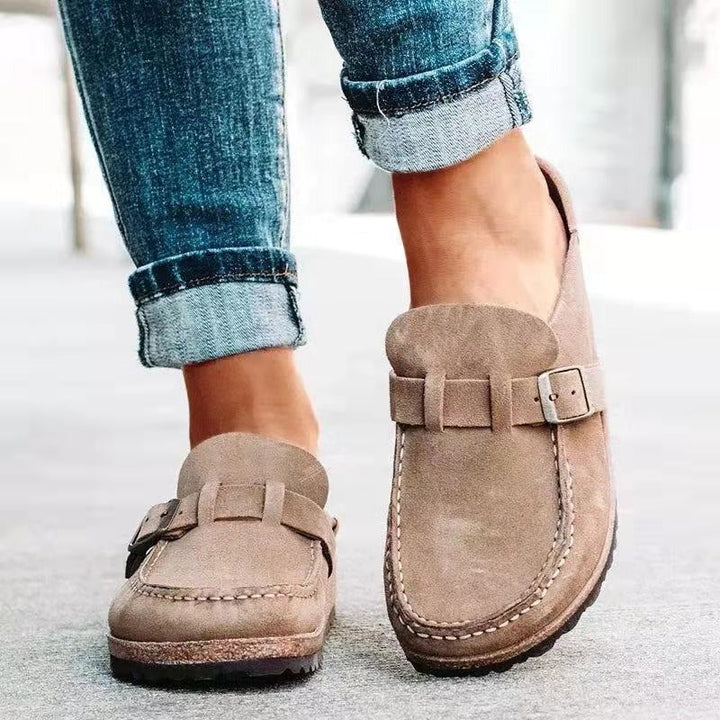 Roswita – Bequeme Slipper mit Schnallendetail