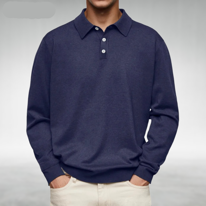 Hagen – Klassisches Polo-Sweatshirt