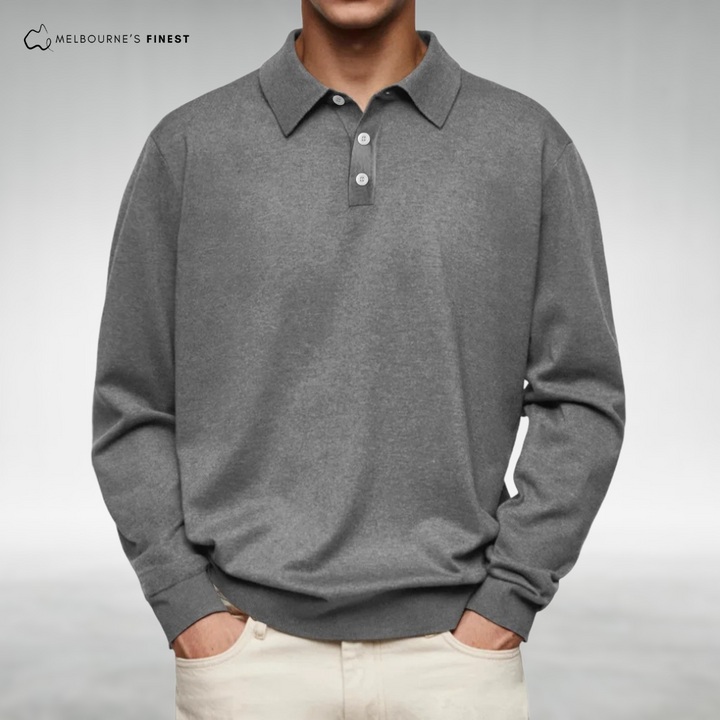 Hagen – Klassisches Polo-Sweatshirt