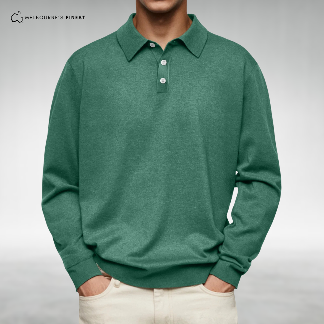 Hagen – Klassisches Polo-Sweatshirt