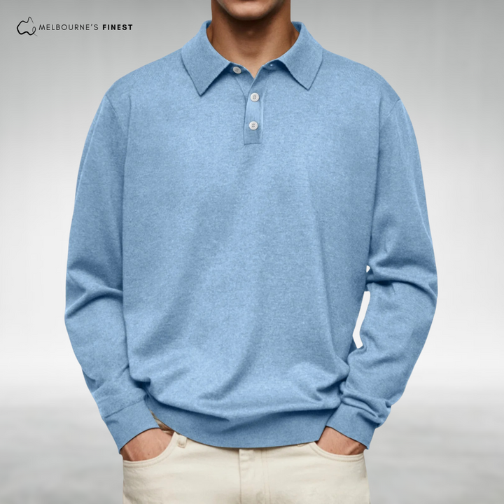 Hagen – Klassisches Polo-Sweatshirt