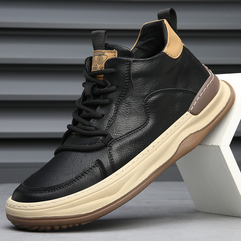 Konrad – High-Top Freizeitsneaker mit Kontrastdetails