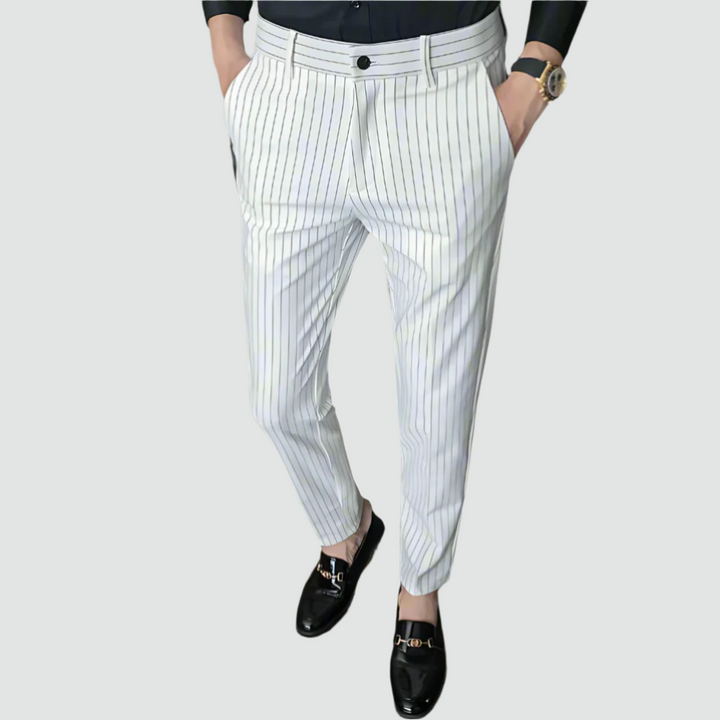 Elegante Gestreifte Hose