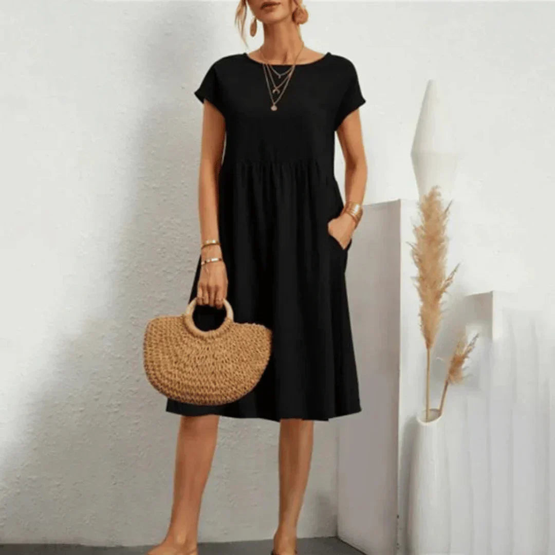 Roxanne – Lockeres Midikleid