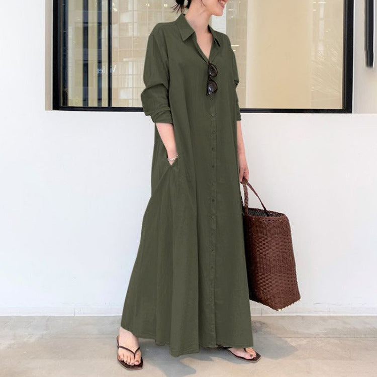 Roswitha – Longline Hemdblusenkleid