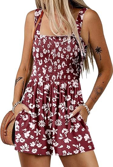 Fayra – Smock-Jumpsuit mit Blumenmuster