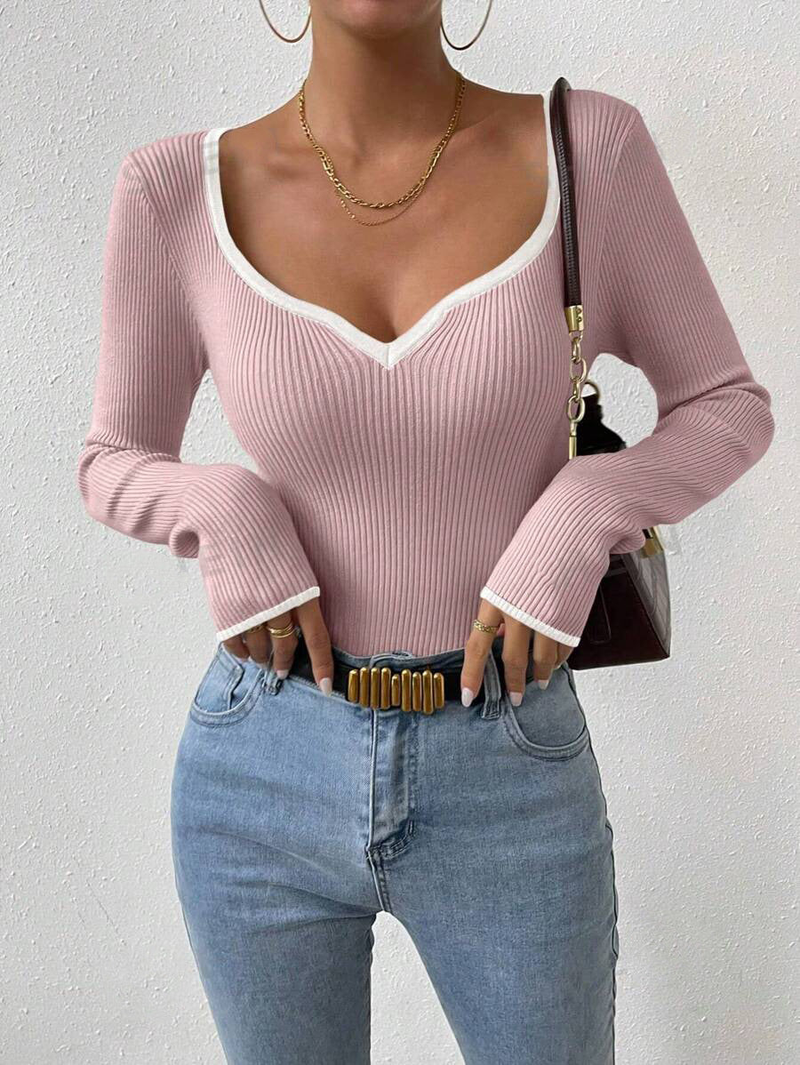 Annelie – Figurbetontes Longsleeve-Top