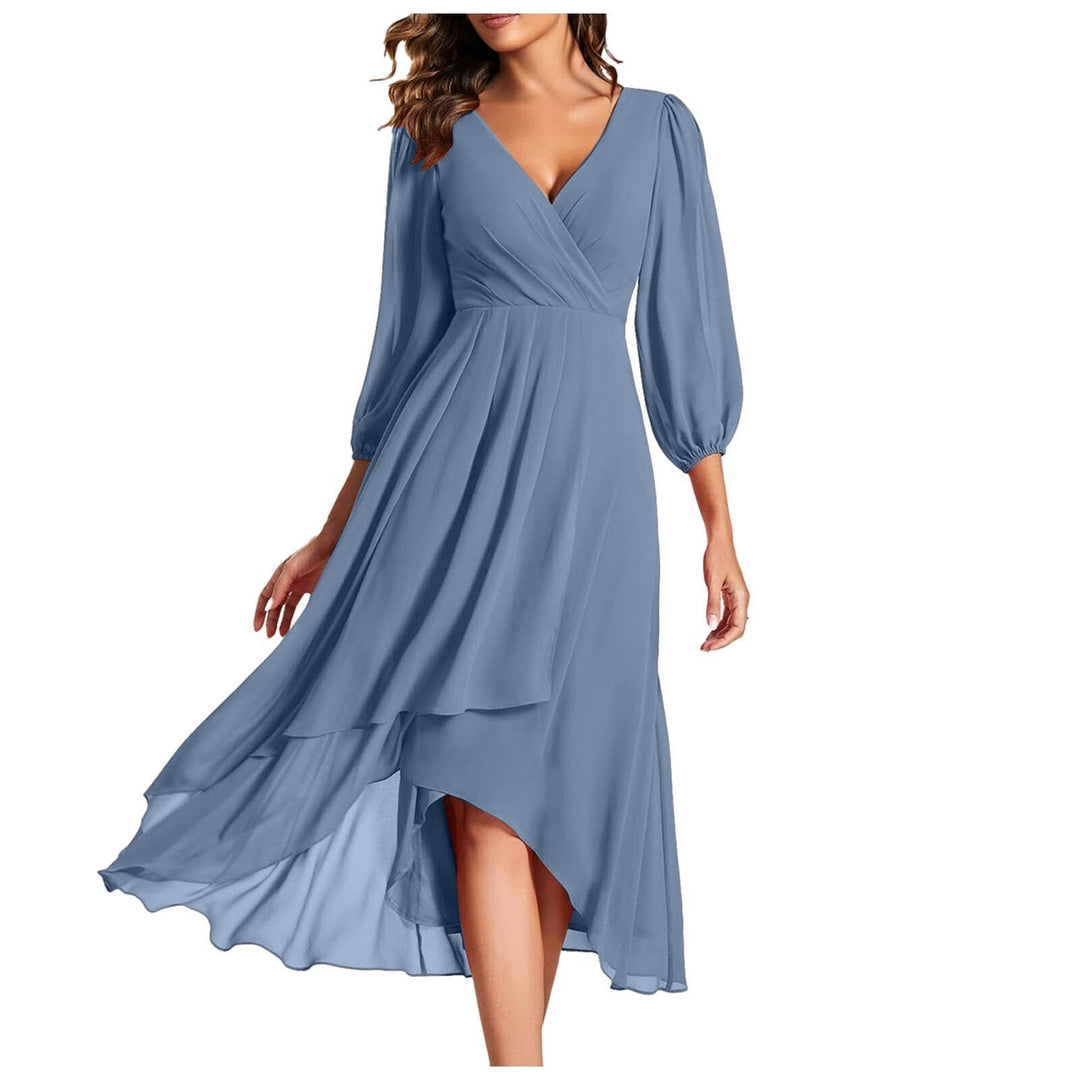 Tabea – Wickelkleid mit Asymmetrischem Saum
