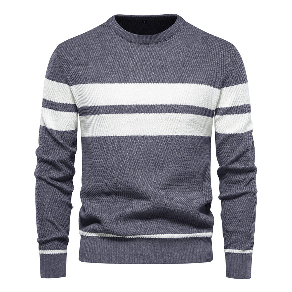Feodor – Strukturierter Rundhals-Pullover