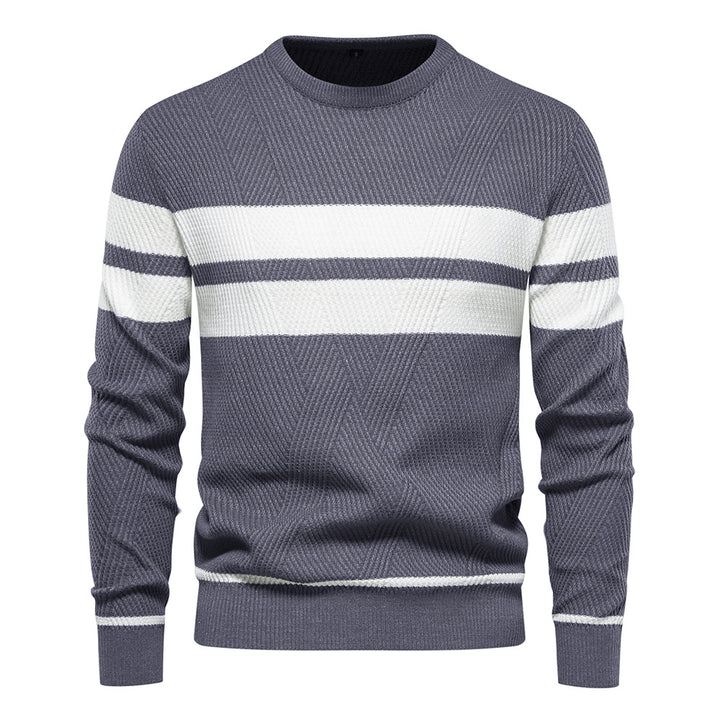 Feodor – Strukturierter Rundhals-Pullover