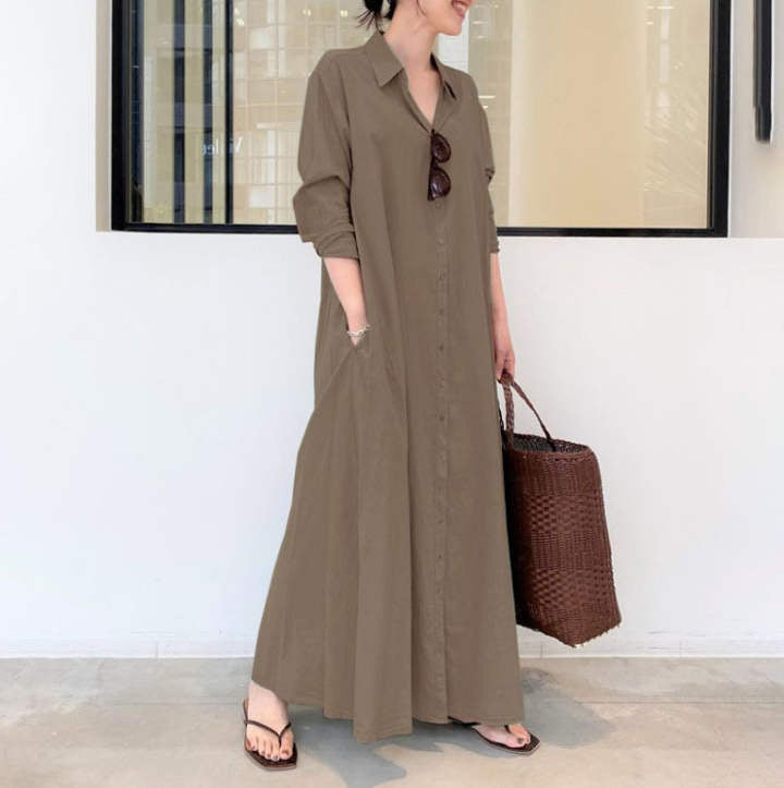 Roswitha – Longline Hemdblusenkleid