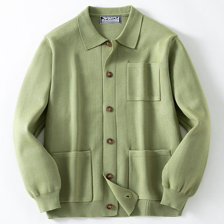 Callen – Geknöpfte Strickjacke
