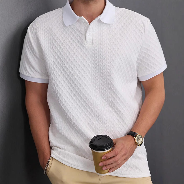 Torvin – Strukturiertes Poloshirt