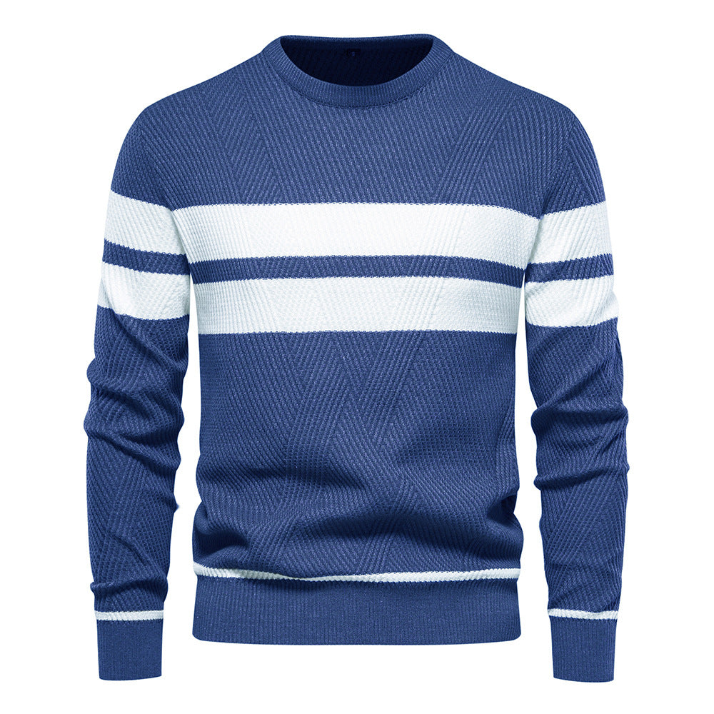 Feodor – Strukturierter Rundhals-Pullover
