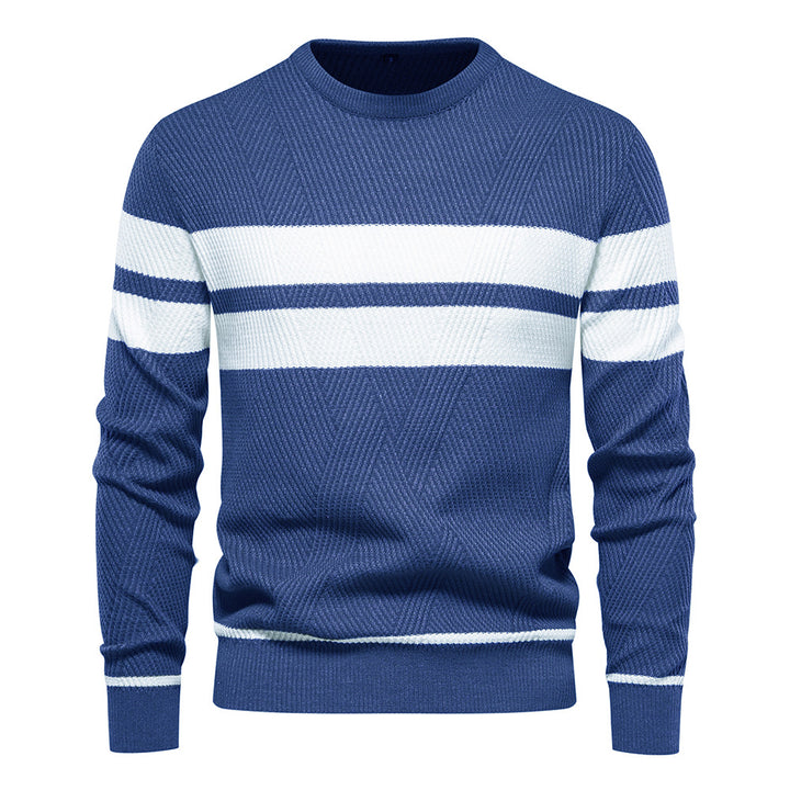 Feodor – Strukturierter Rundhals-Pullover