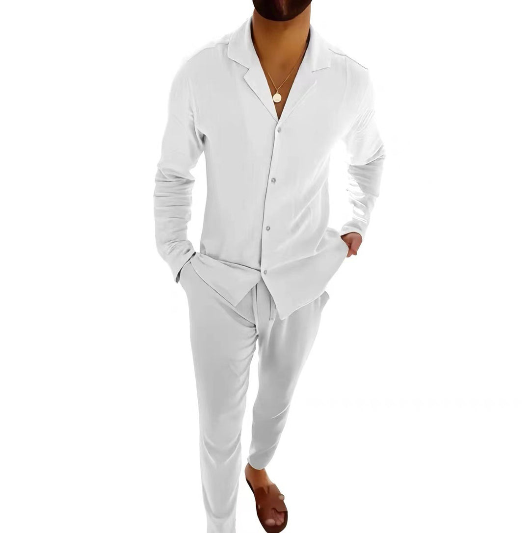 Viktor – Zweiteiliges Loungewear-Set mit Knopfleiste