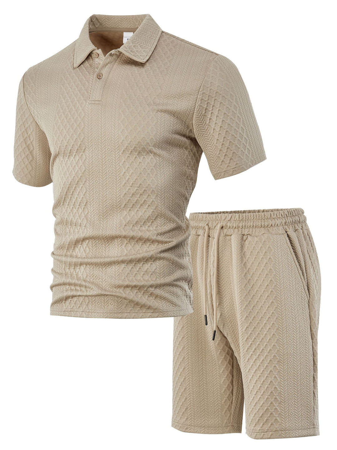 Xaver – Strukturierter Polo-Shorts-Set