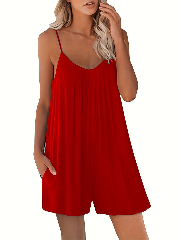 Ailsa – Lässiger Spaghettiträger-Romper