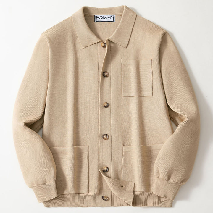 Callen – Geknöpfte Strickjacke