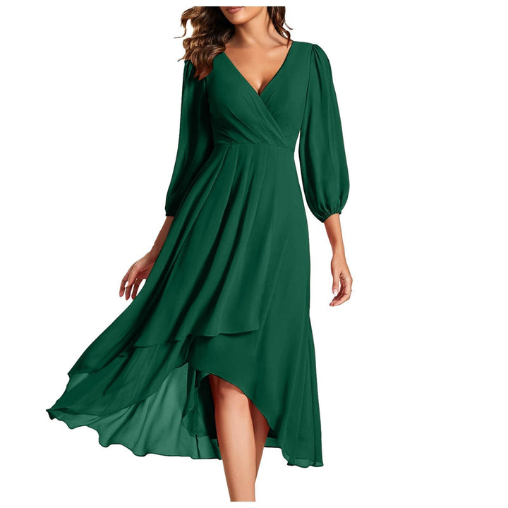 Tabea – Wickelkleid mit Asymmetrischem Saum