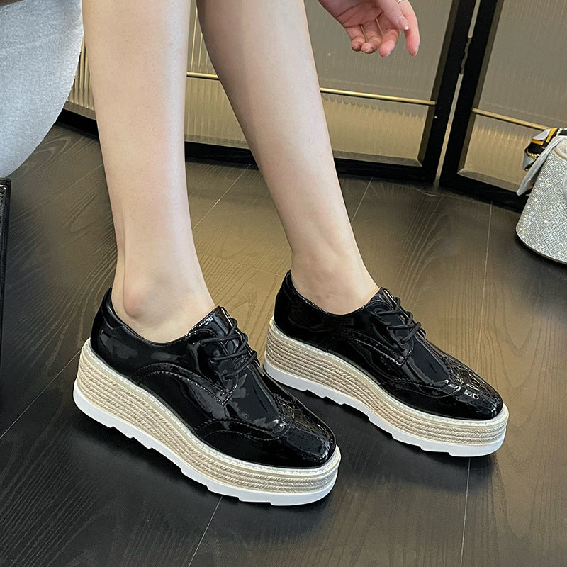 Teona – Plateauschnürschuhe