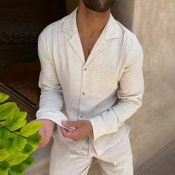 Viktor – Zweiteiliges Loungewear-Set mit Knopfleiste