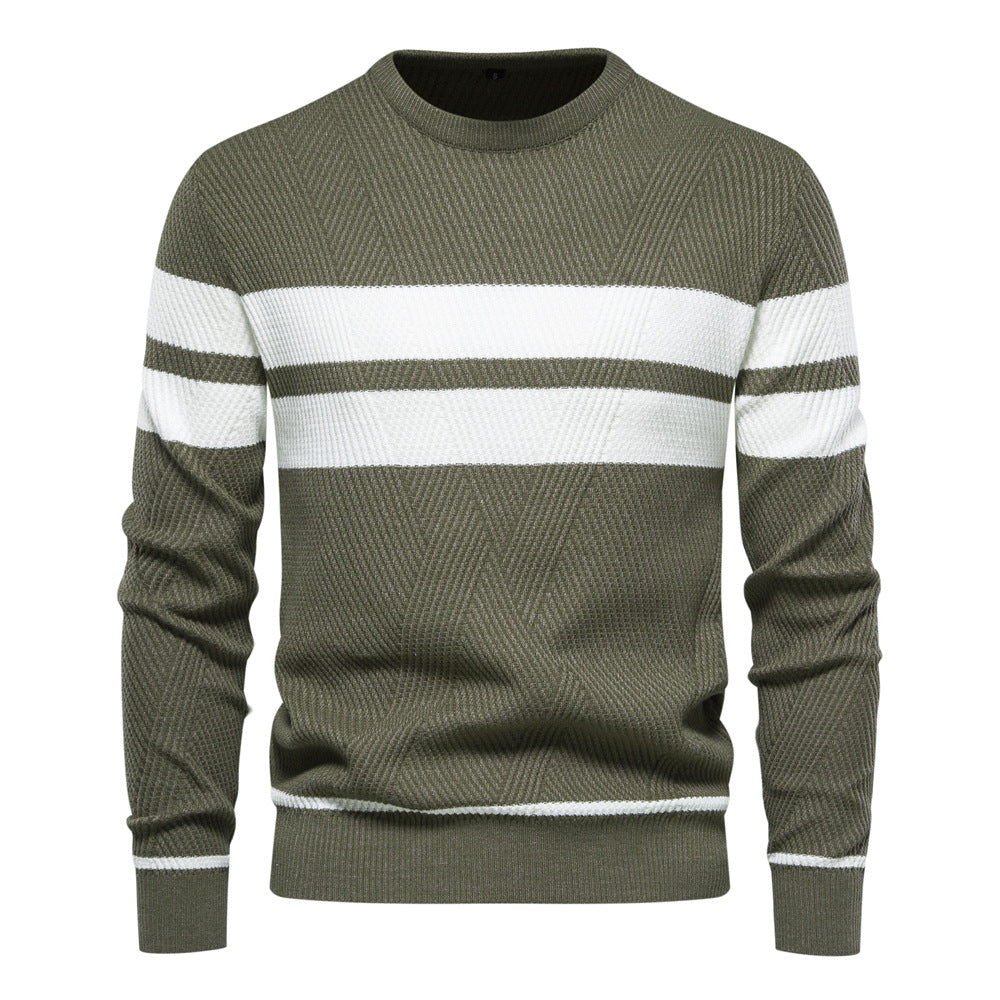 Feodor – Strukturierter Rundhals-Pullover
