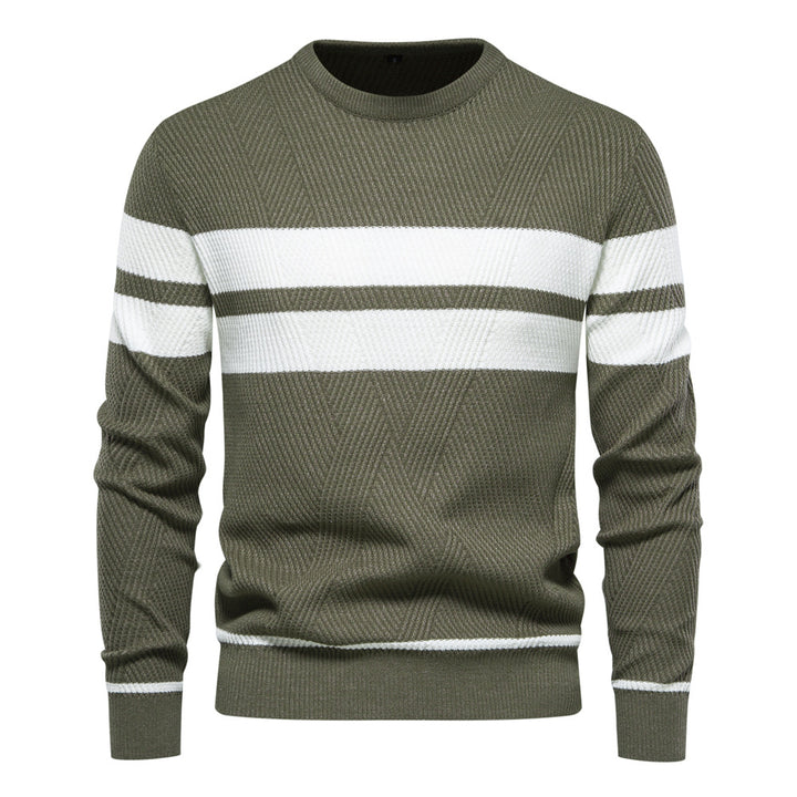Feodor – Strukturierter Rundhals-Pullover