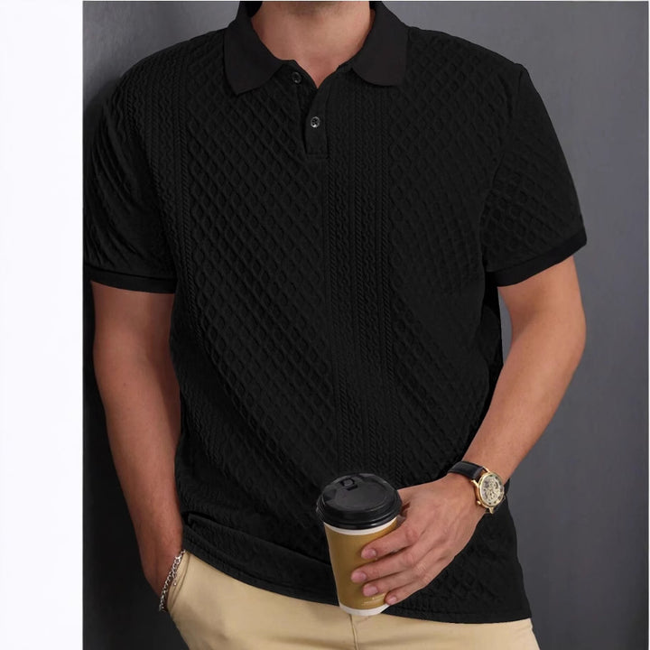 Torvin – Strukturiertes Poloshirt