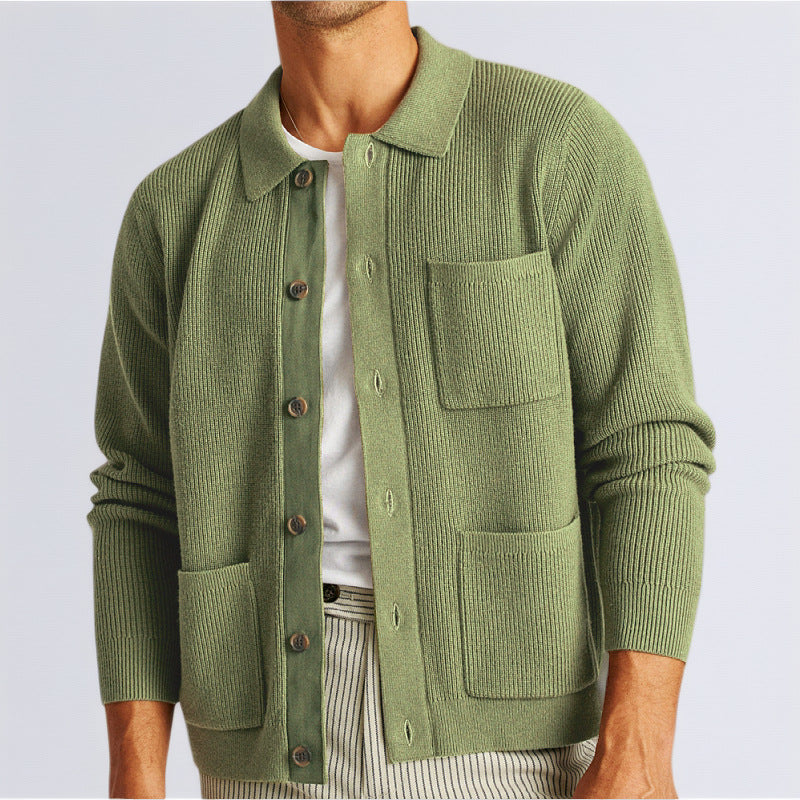 Callen – Geknöpfte Strickjacke