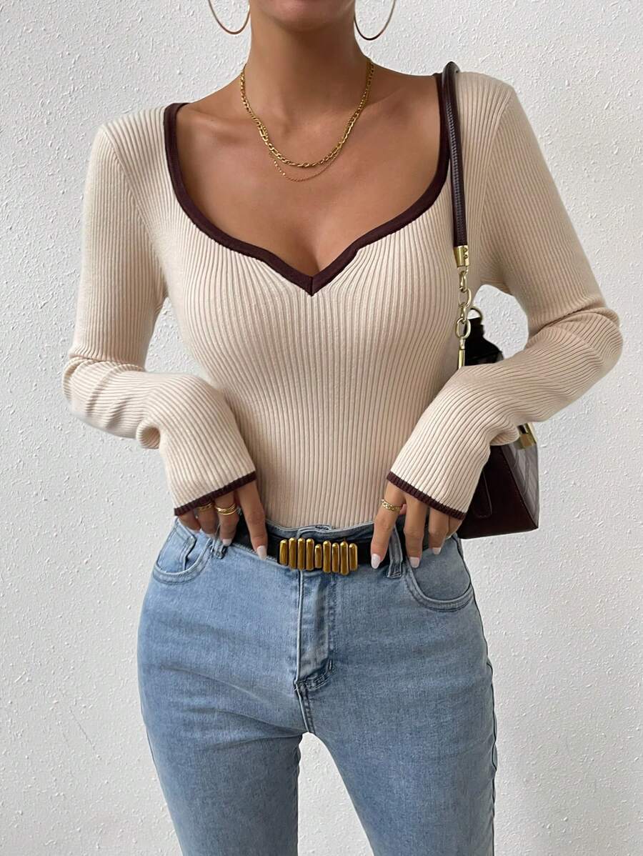 Annelie – Figurbetontes Longsleeve-Top