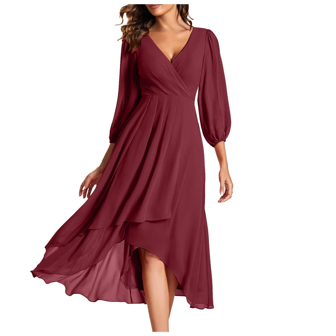 Tabea – Wickelkleid mit Asymmetrischem Saum