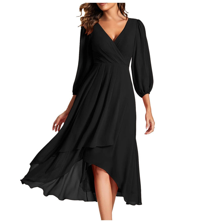 Tabea – Wickelkleid mit Asymmetrischem Saum
