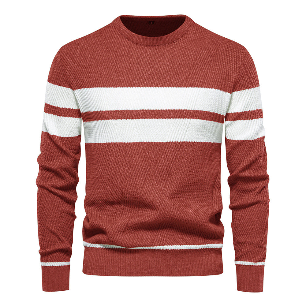 Feodor – Strukturierter Rundhals-Pullover