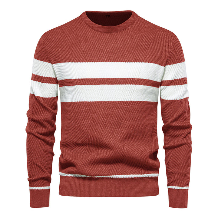 Feodor – Strukturierter Rundhals-Pullover