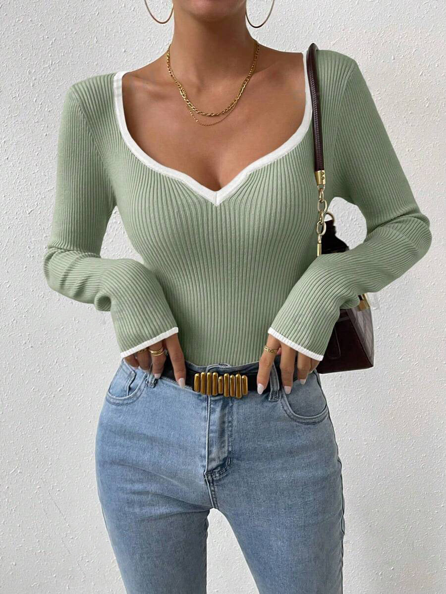 Annelie – Figurbetontes Longsleeve-Top