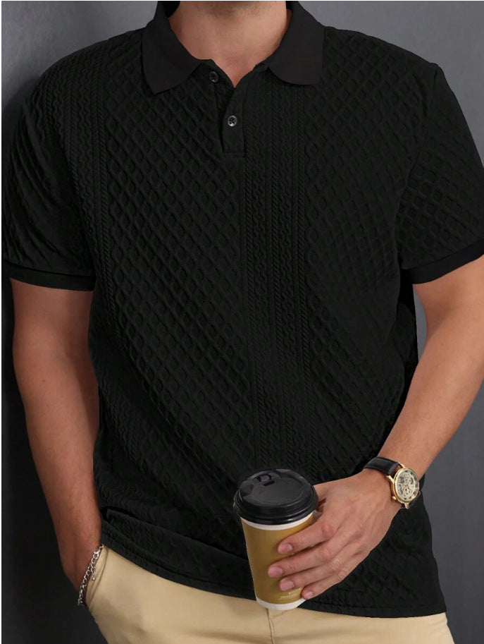Abwin – Strukturierte Polo Shirt
