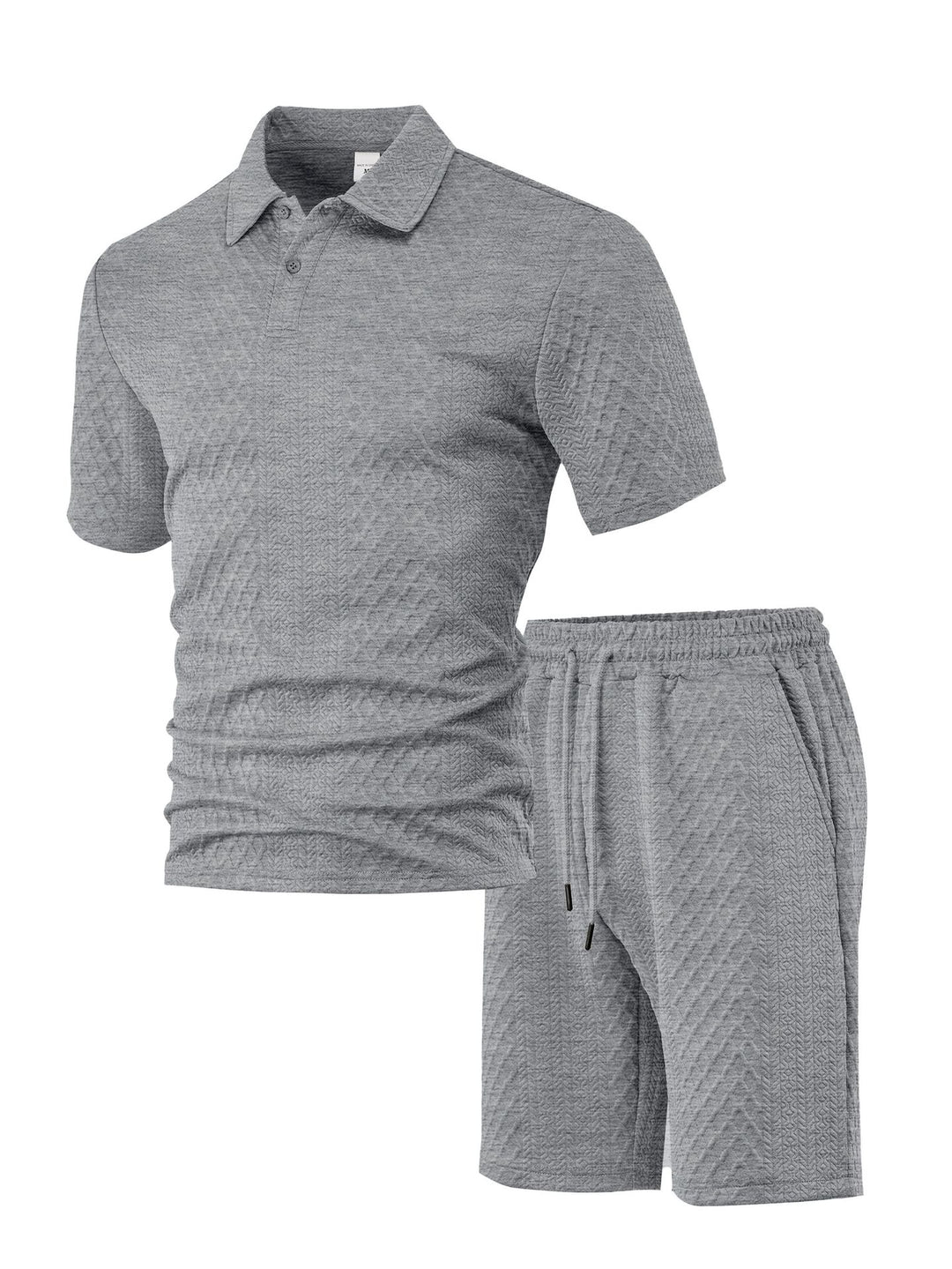 Xaver – Strukturierter Polo-Shorts-Set