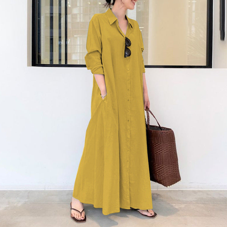 Roswitha – Longline Hemdblusenkleid