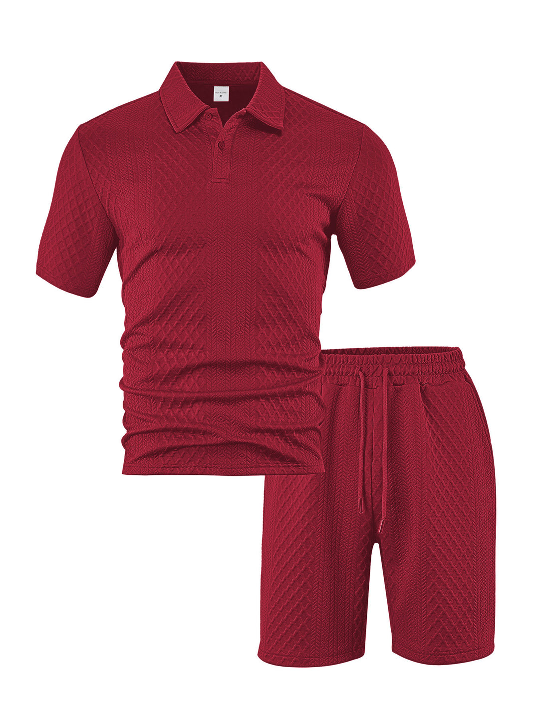 Xaver – Strukturierter Polo-Shorts-Set