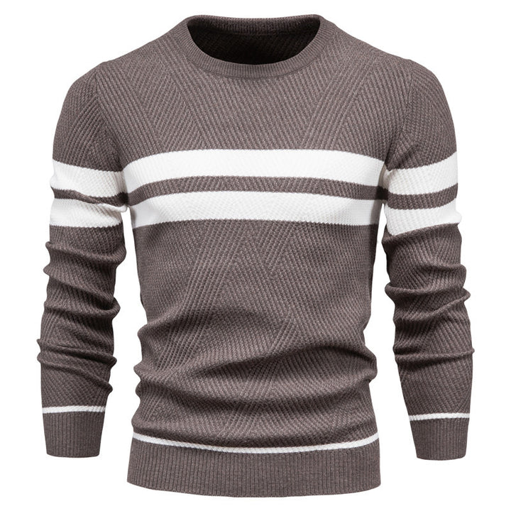 Feodor – Strukturierter Rundhals-Pullover