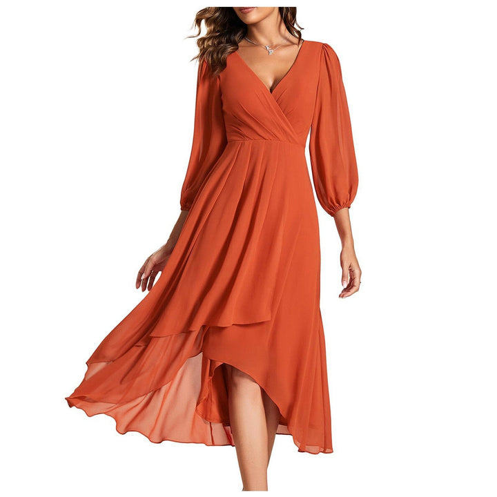 Tabea – Wickelkleid mit Asymmetrischem Saum