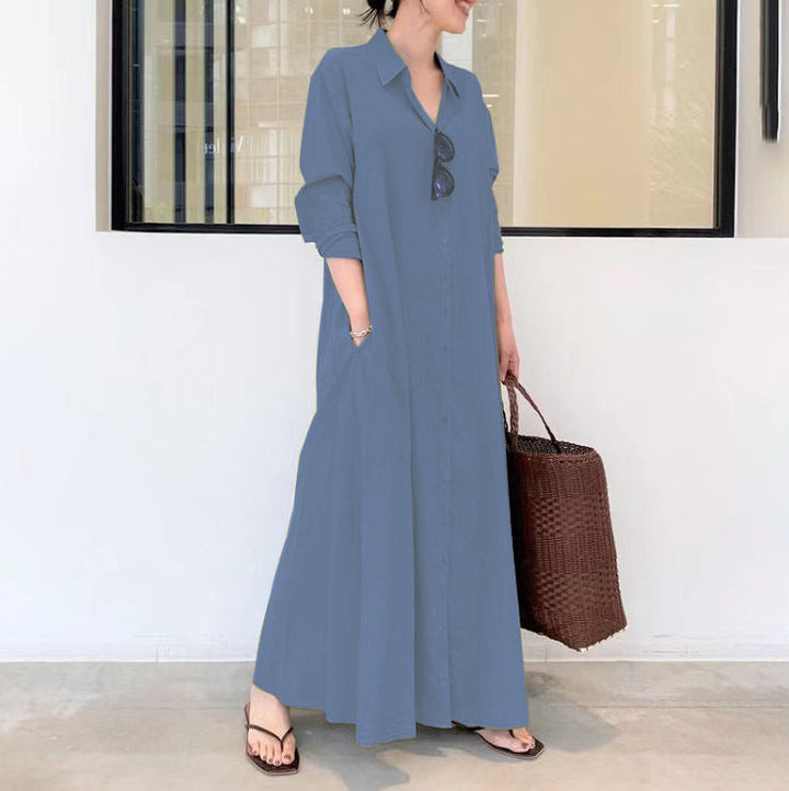 Roswitha – Longline Hemdblusenkleid