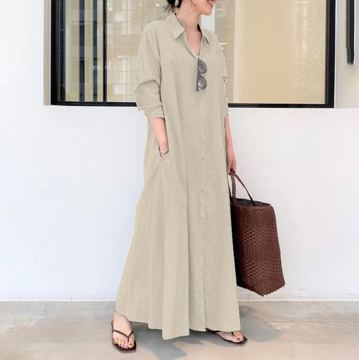 Roswitha – Longline Hemdblusenkleid
