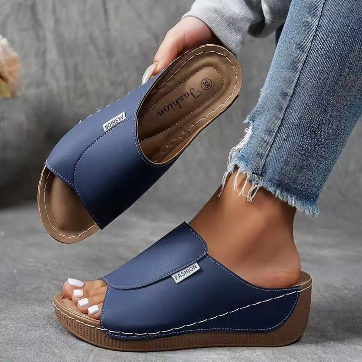 Gretchen – Offene Plateau-Sandalen